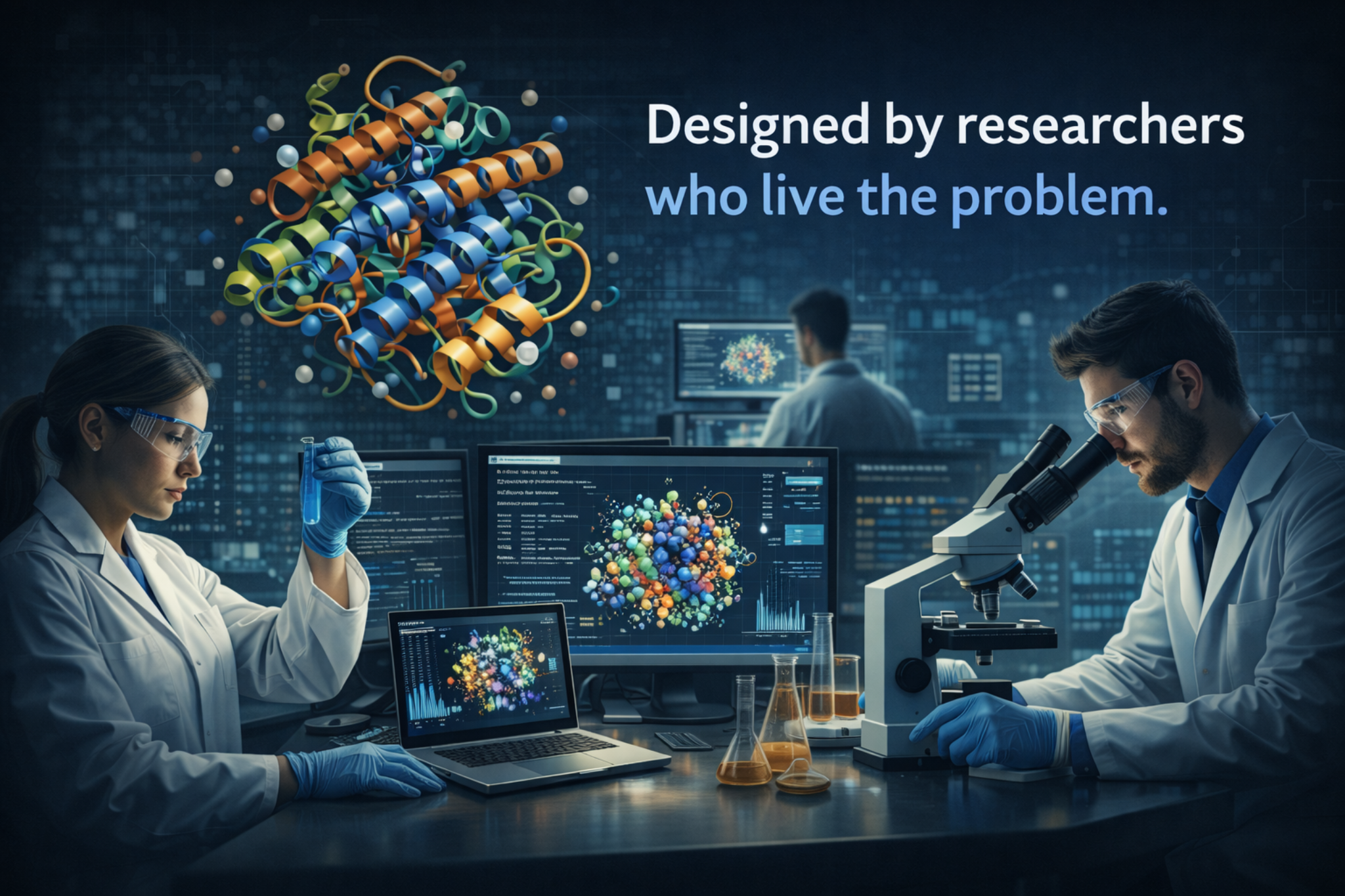 Designed by researchers who live the problem